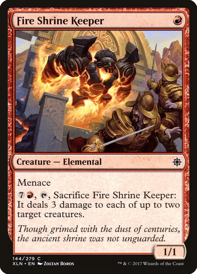 Fire Shrine Keeper [Ixalan] Foil
