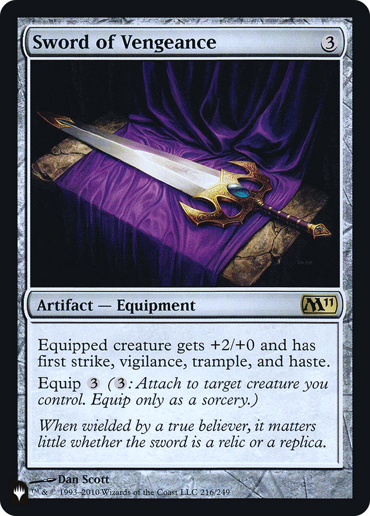 Sword of Vengeance  [The List]