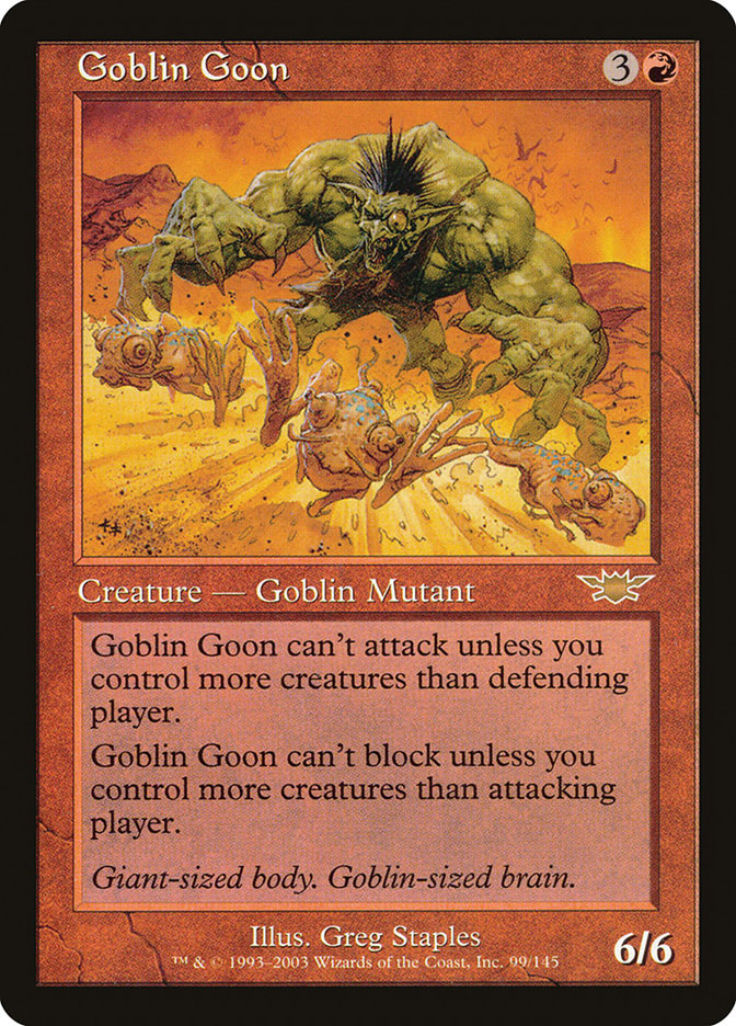 Goblin Goon [Legions] Foil