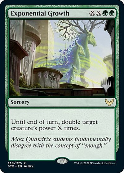 Exponential Growth (Promo Pack) [Strixhaven: School of Mages Promos] Foil