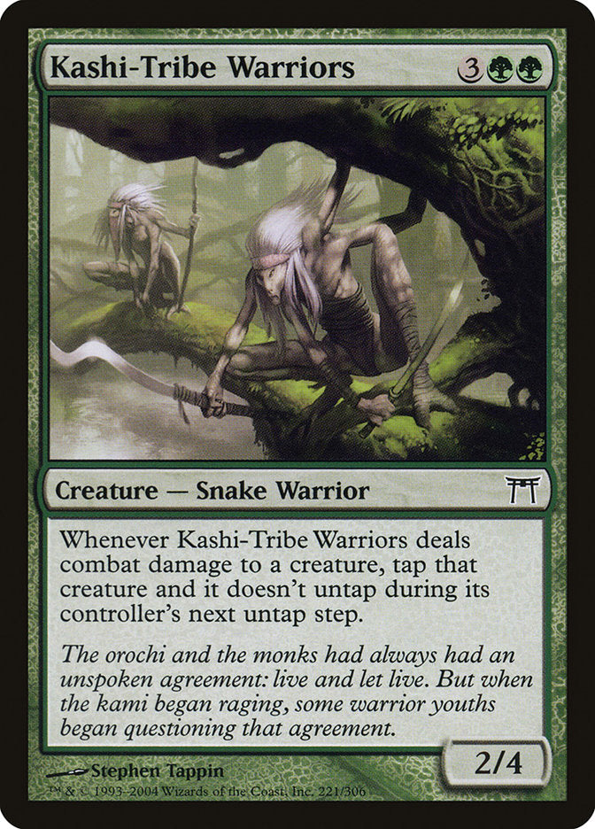 Kashi-Tribe Warriors [Champions of Kamigawa] Foil
