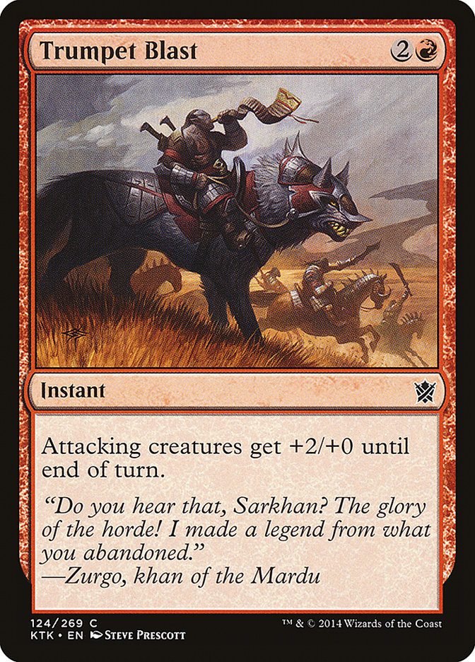 Trumpet Blast [Khans of Tarkir] Foil