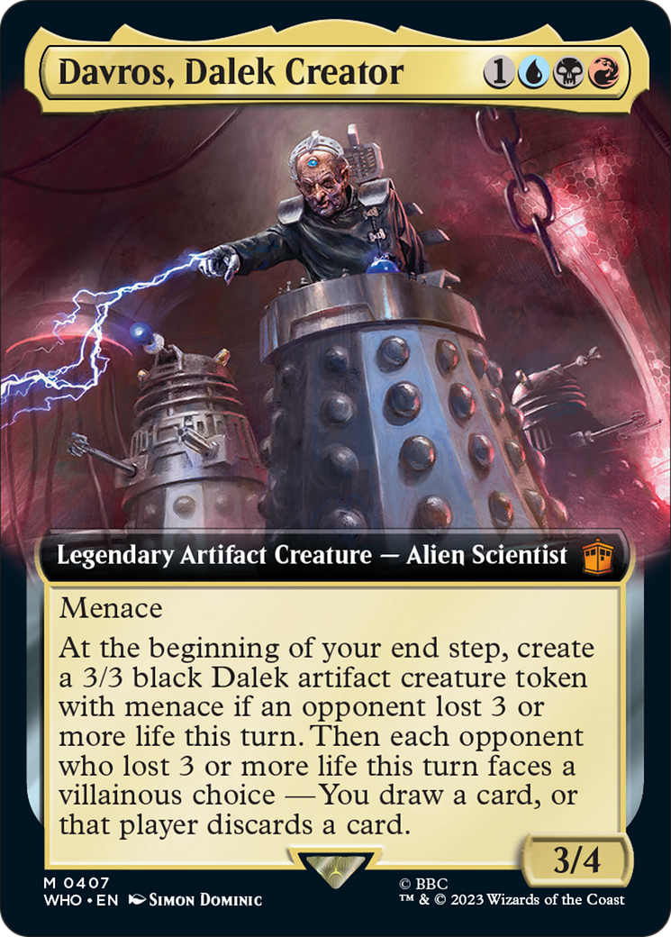 Davros, Dalek Creator (Extended Art) [Doctor Who] Foil