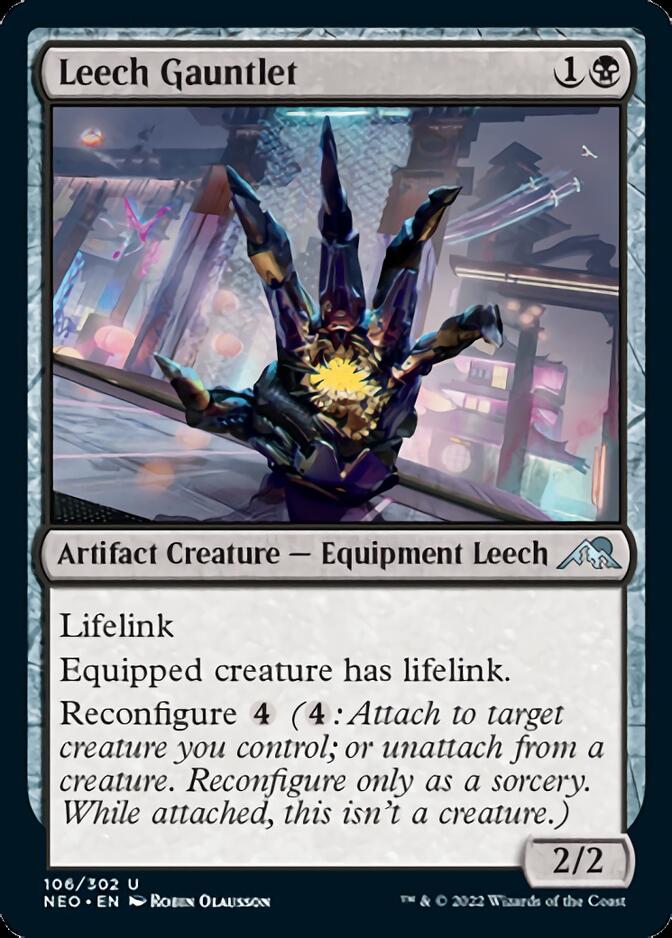 Leech Gauntlet [Kamigawa: Neon Dynasty] Foil