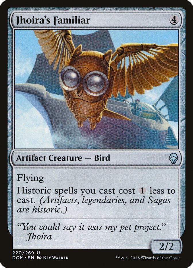 Jhoira's Familiar [Dominaria] Foil