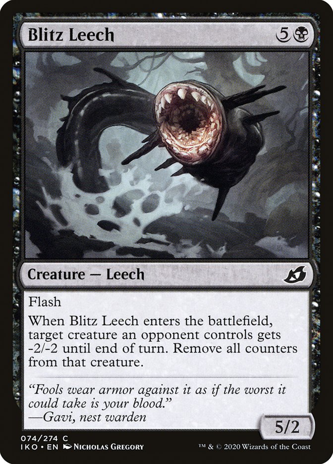 Blitz Leech [Ikoria: Lair of Behemoths] Foil