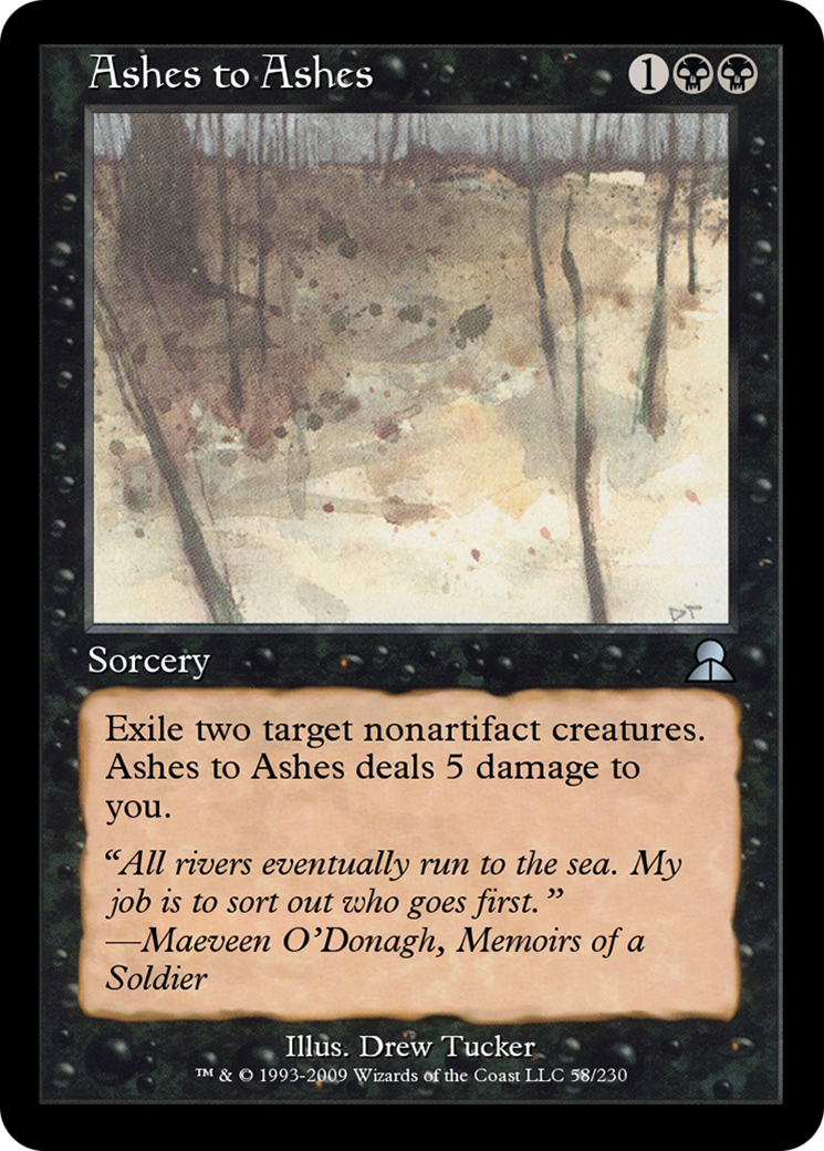 Ashes to Ashes  [Masters Edition III] Foil