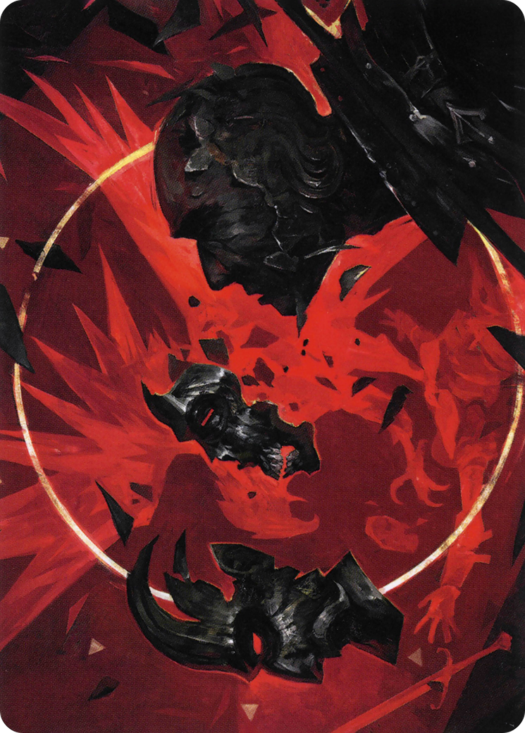 Abrade // Abrade  [Crimson Vow Art Series] (Borderless) Foil