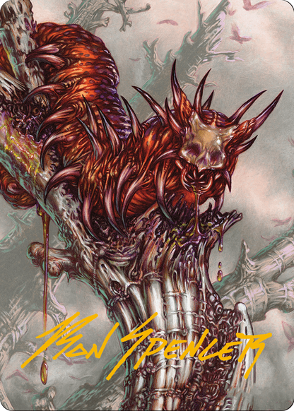 Grist, Voracious Larva // Grist, Voracious Larva  [Modern Horizons 3 Art Series] (Borderless) Foil