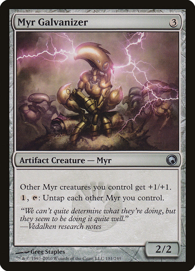 Myr Galvanizer [Scars of Mirrodin] Foil