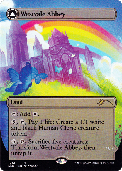 Westvale Abbey // Ormendahl, Profane Prince (Display Commander) (Borderless) [Secret Lair: From Cute to Brute]