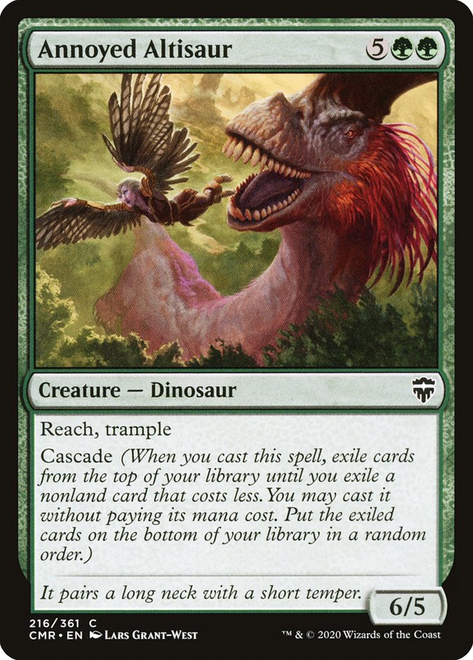 Annoyed Altisaur [Commander Legends] Foil