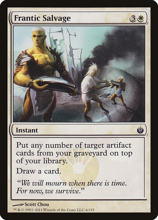 Frantic Salvage [Mirrodin Besieged] Foil