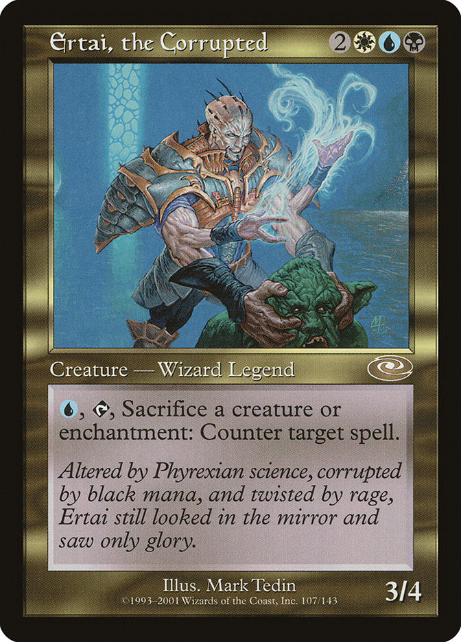 Ertai, the Corrupted (Mark Tedin) [Planeshift] Foil
