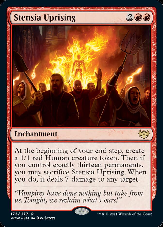 Stensia Uprising [Innistrad: Crimson Vow] Foil