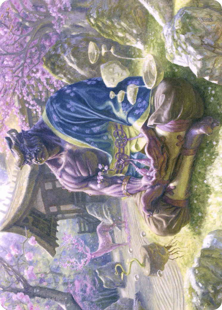 Kosei, Penitent Warlord // Kosei, Penitent Warlord  [Neon Dynasty Art Series] (Borderless)