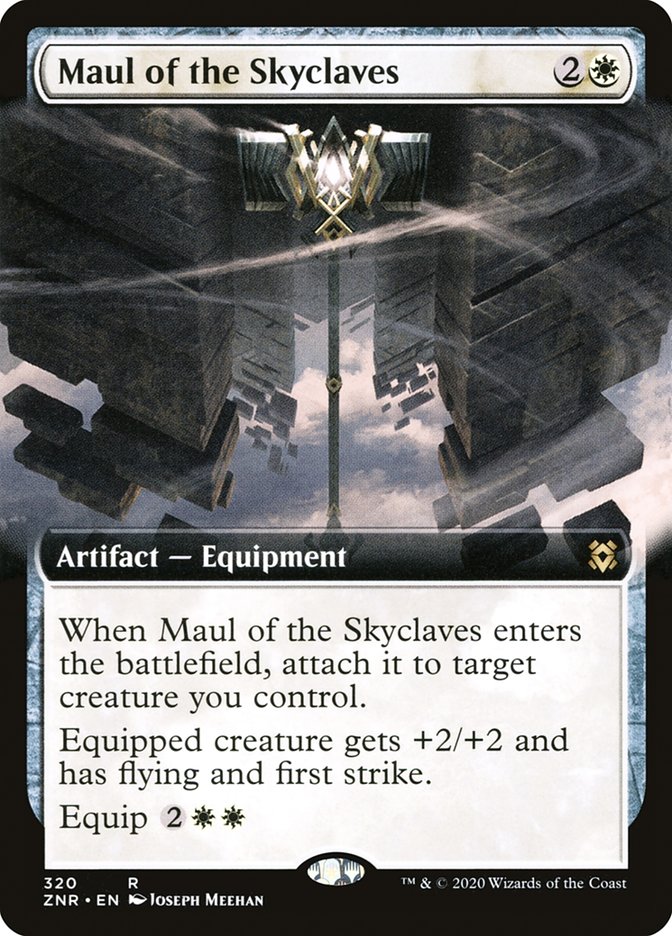 Maul of the Skyclaves (Extended Art) [Zendikar Rising] Foil