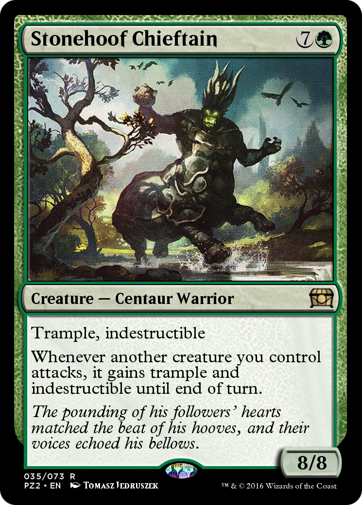 Stonehoof Chieftain  [Treasure Chest] Foil