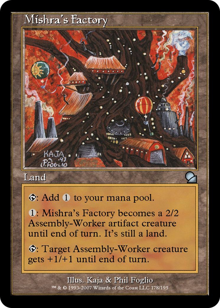 Mishra's Factory  [Masters Edition] Foil