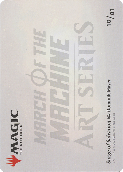 Surge of Salvation // Surge of Salvation  [March of the Machine Art Series] (Borderless)