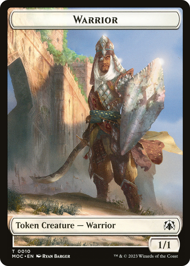 Warrior  [March of the Machine Commander Tokens]