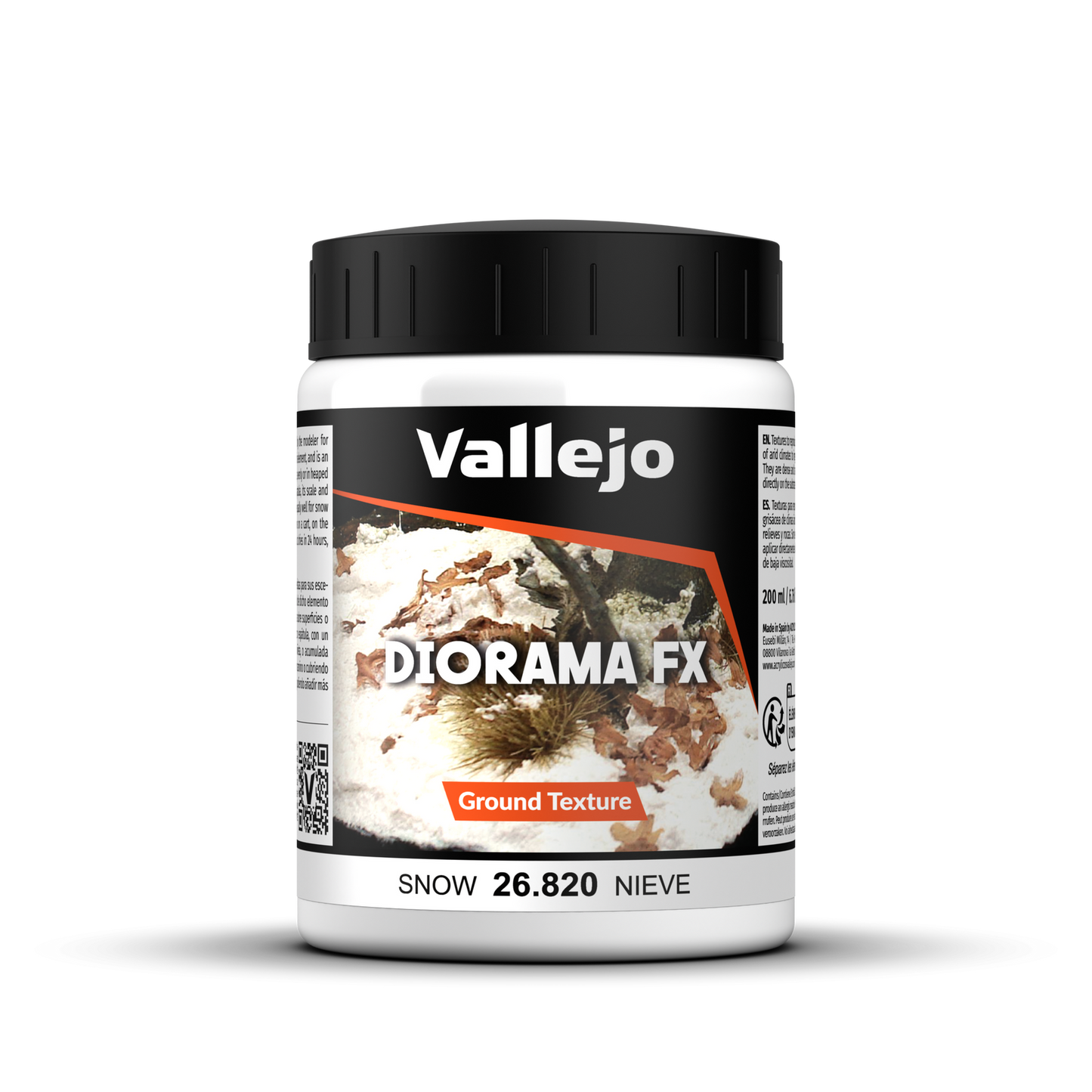 Vallejo Diorama FX Ground Textures Snow 200ml