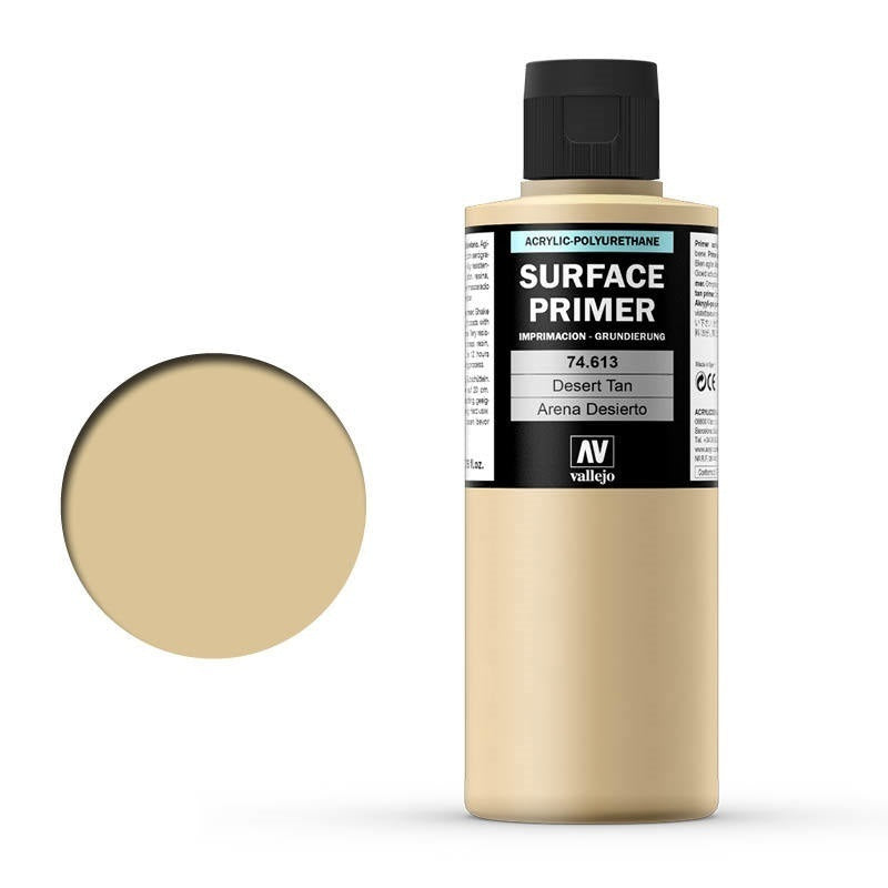 Vallejo - Surface Primer - Colour Desert Tan 200ml - 74613