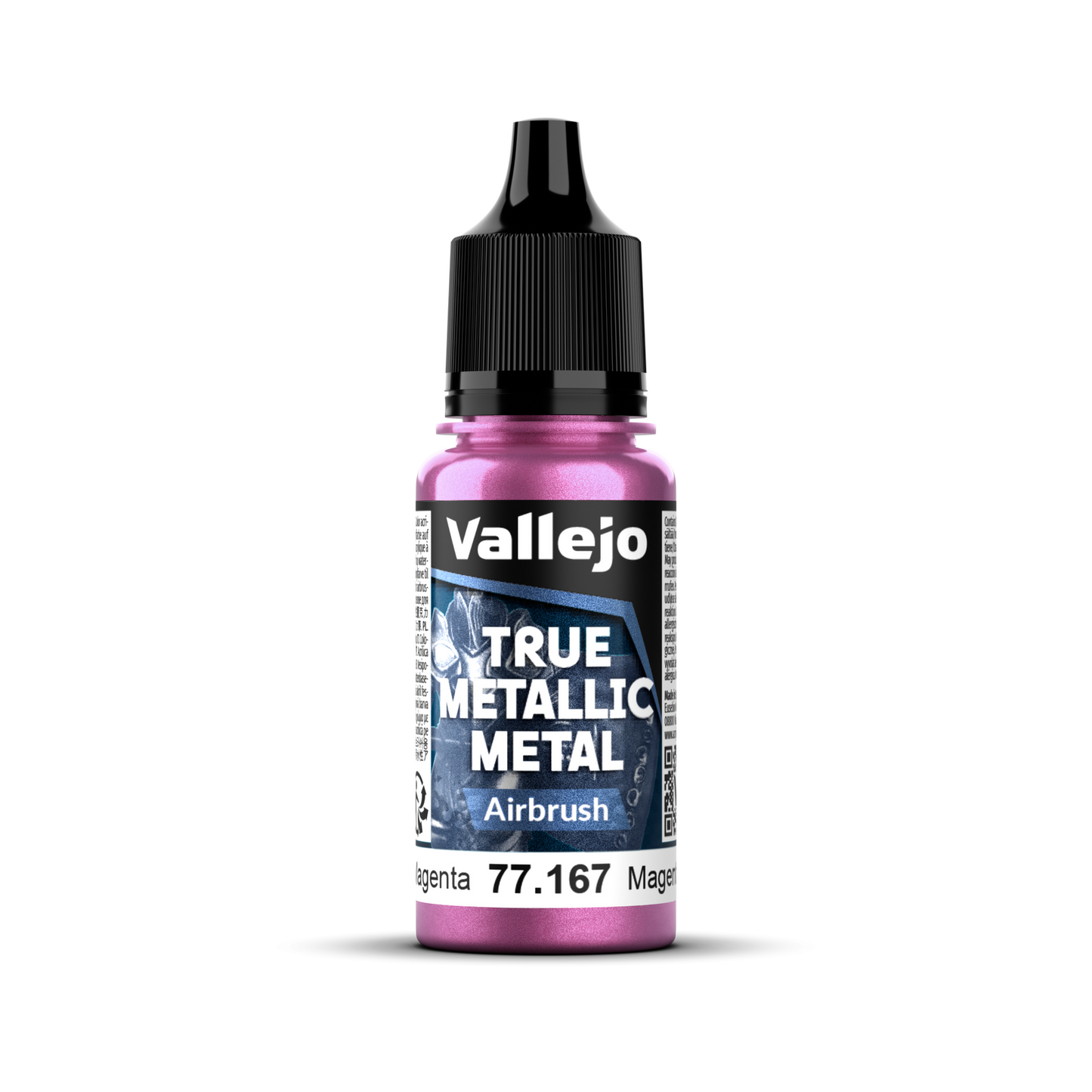 Vallejo True Metallic Metal: Airbrush - Crimson Magenta 18 ml