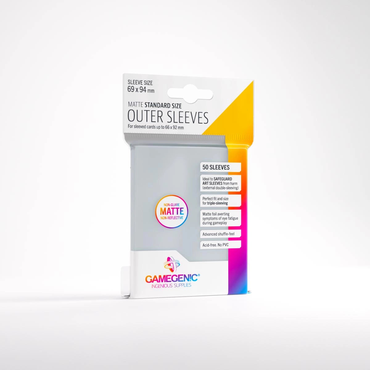 Gamegenic Outer Sleeves Matte Standard Size