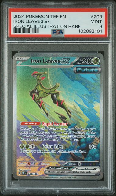 Iron Leaves EX Temporal Forces #203 PSA 9