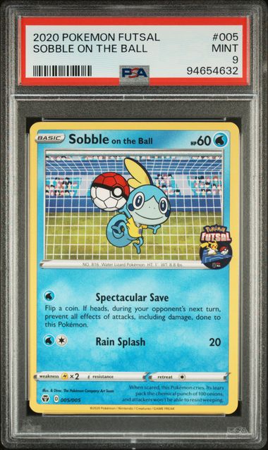 Sobble on the Ball #005 PSA 9