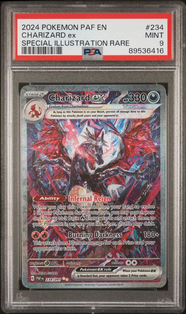 Charizard EX Paldean Fates #234 PSA 9