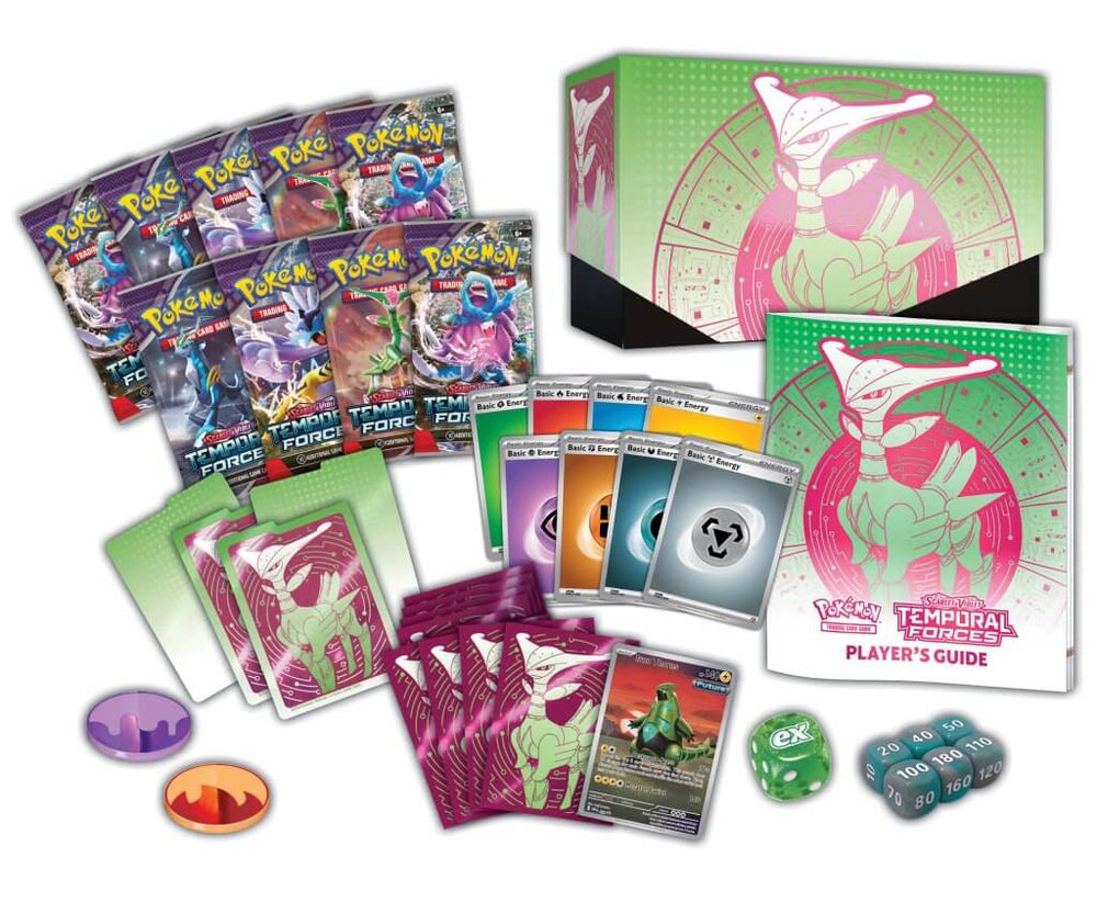 Scarlet & Violet: Temporal Forces - Elite Trainer Box (Iron Leaves)