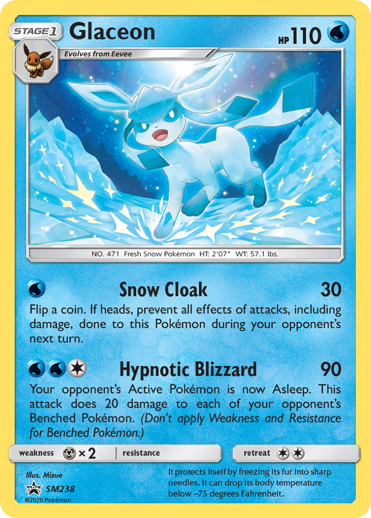 Glaceon (SM238) [Sun & Moon: Black Star Promos] Holofoil