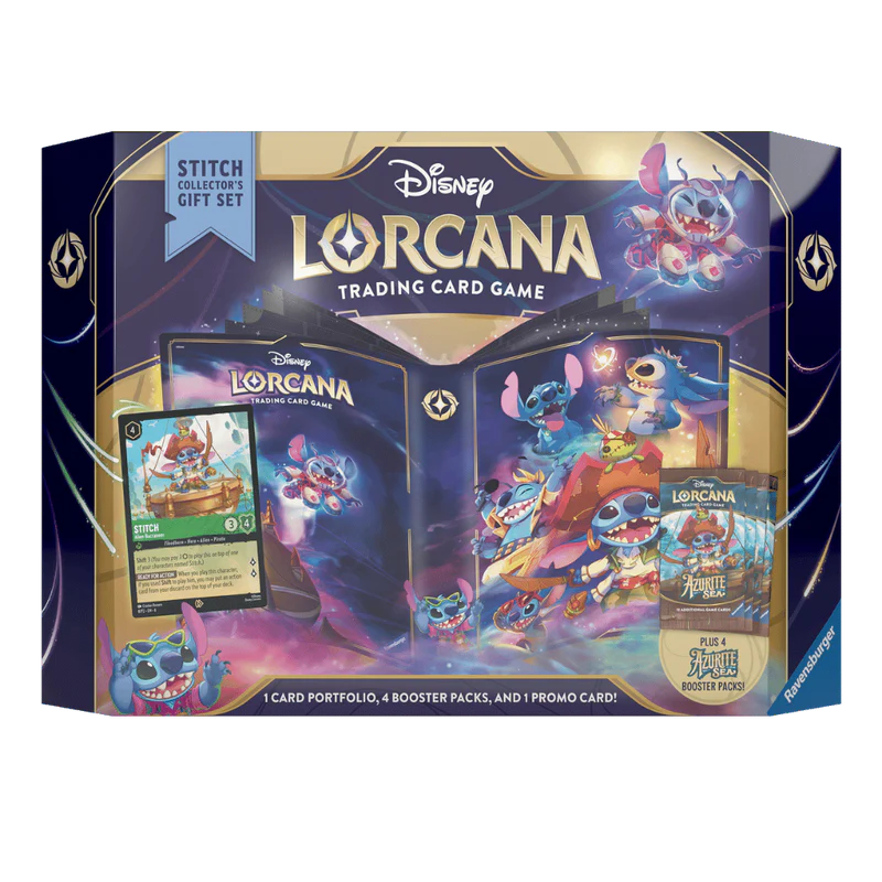 Disney Lorcana TCG Azurite Sea Stitch Collectors Gift Set