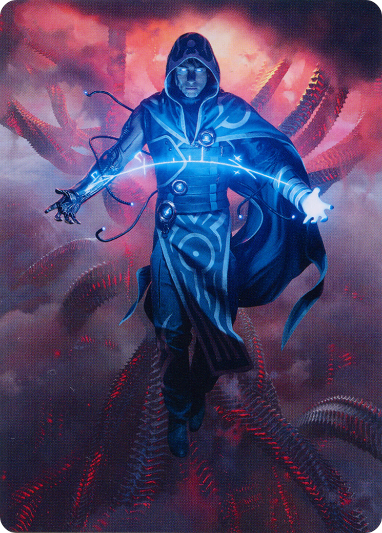Jace, the Perfected Mind // Jace, the Perfected Mind  [Phyrexia: All Will Be One Art Series] (Borderless)