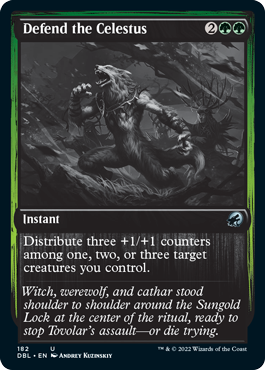 Defend the Celestus [Innistrad: Double Feature] Foil