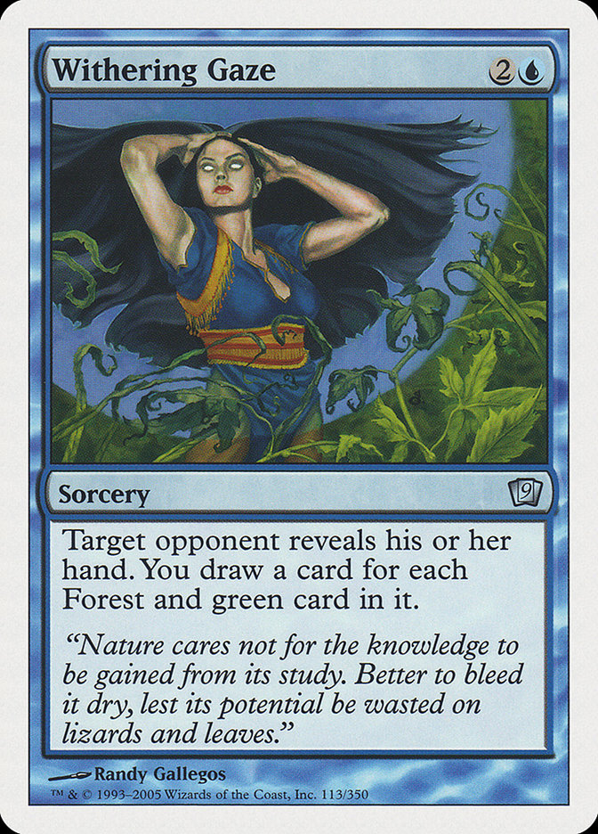 Withering Gaze [Ninth Edition] Foil