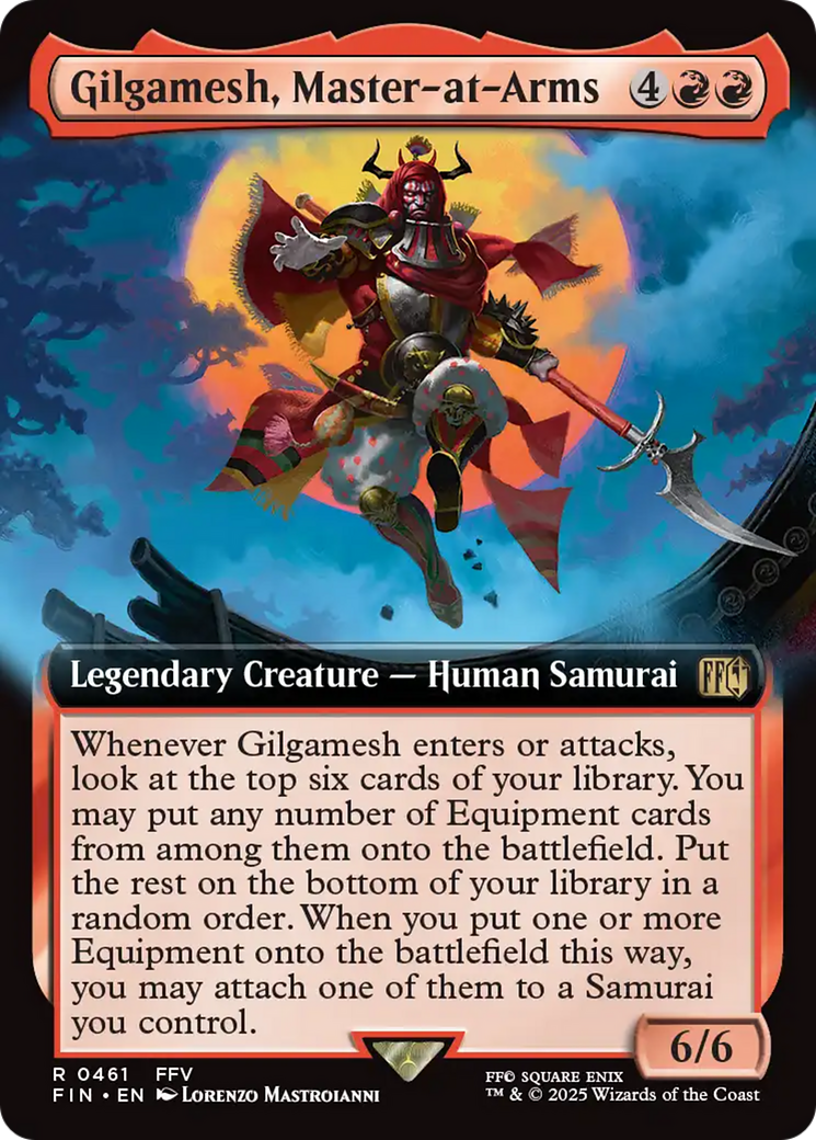Gilgamesh, Master-at-Arms (Extended Art) [FINAL FANTASY] Foil