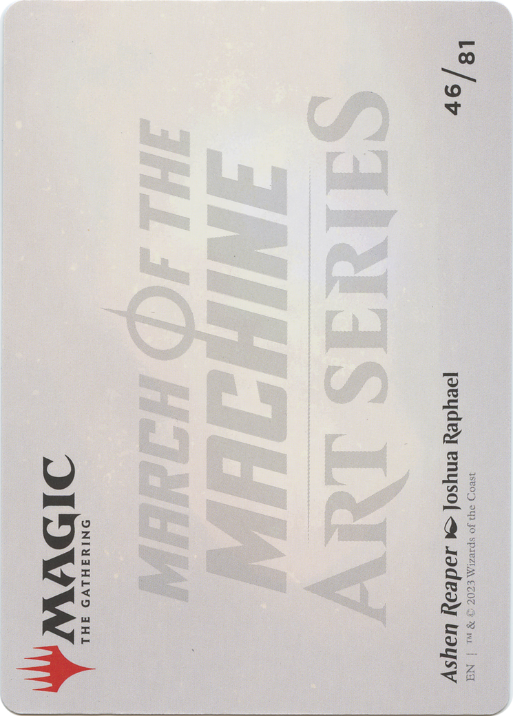 Ashen Reaper // Ashen Reaper  [March of the Machine Art Series] (Borderless) Foil