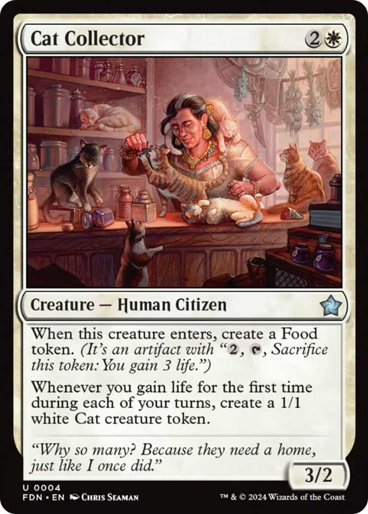 Cat Collector [Foundations] Foil