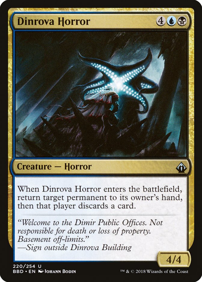 Dinrova Horror [Battlebond] Foil