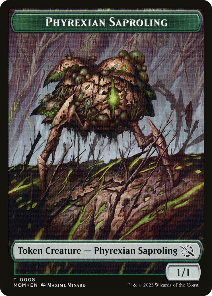 Phyrexian Saproling  [March of the Machine Tokens] Foil