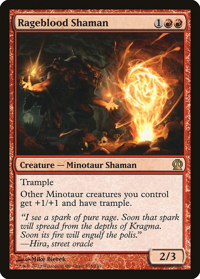 Rageblood Shaman [Theros] Foil