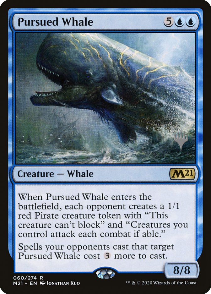 Pursued Whale (Promo Pack) [Core Set 2021 Promos] Foil