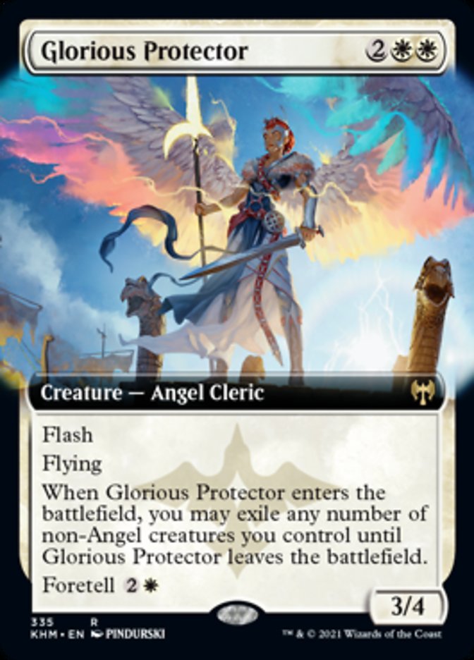 Glorious Protector (Extended Art) [Kaldheim] Foil