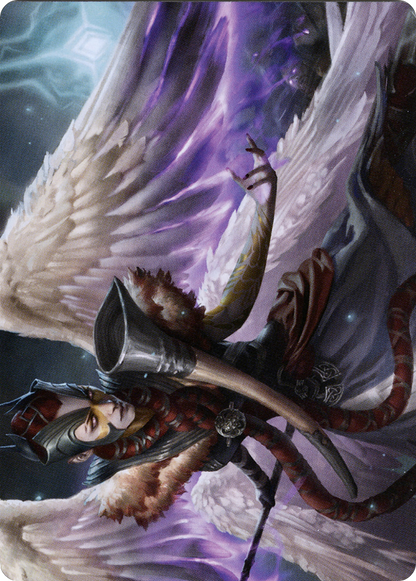 Firja, Judge of Valor // Firja, Judge of Valor  [Art Series: Kaldheim] (Borderless) Foil