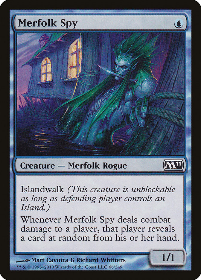 Merfolk Spy [Magic 2011] Foil
