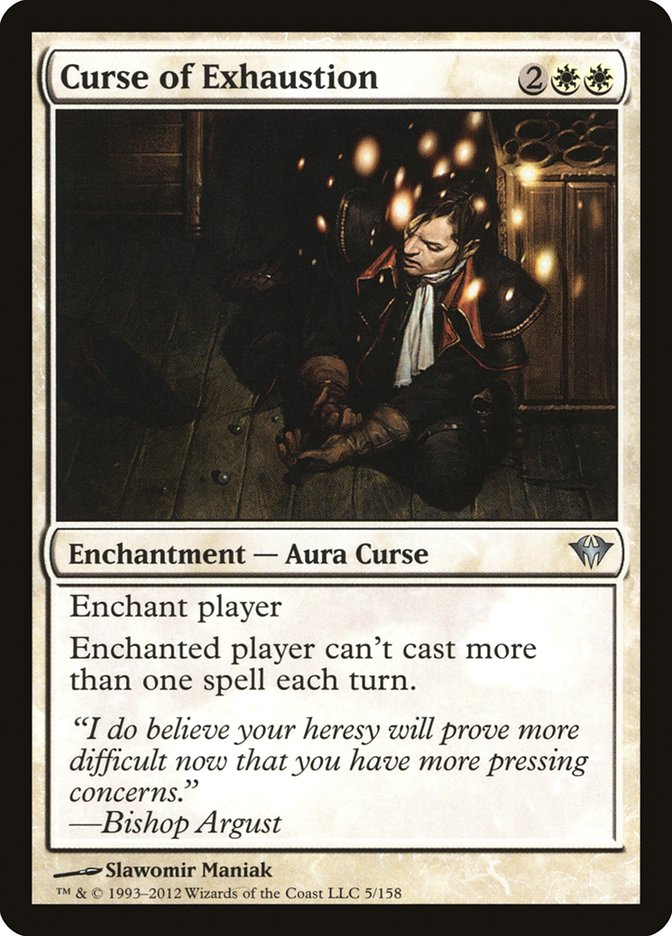 Curse of Exhaustion [Dark Ascension] Foil
