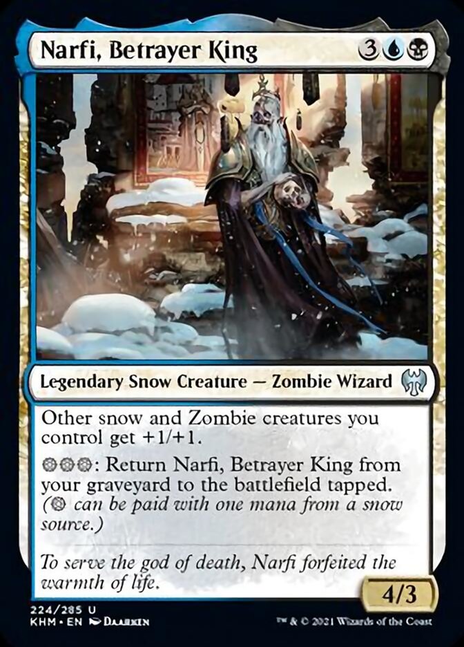 Narfi, Betrayer King [Kaldheim] Foil